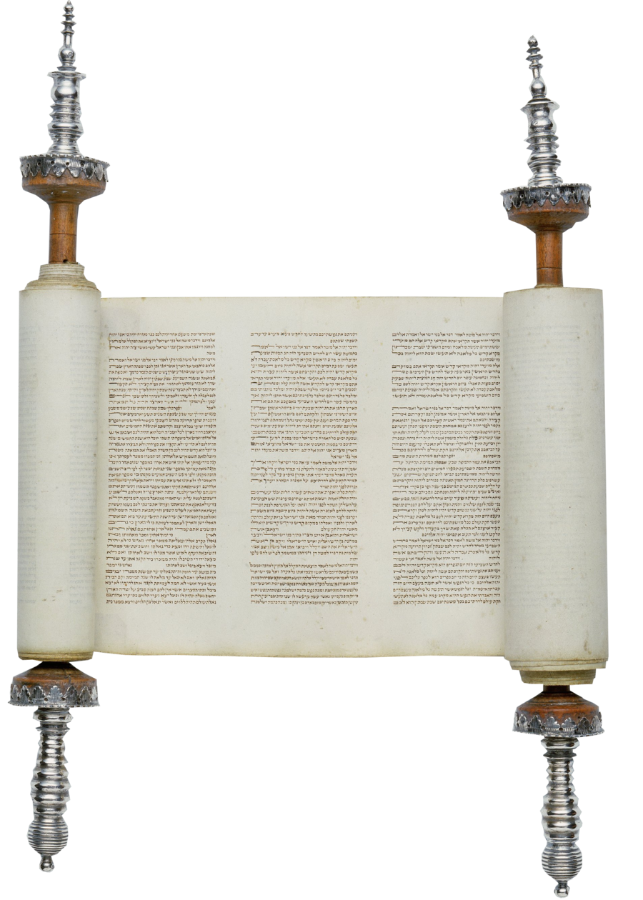 Christian clipArts.net _ A Torah Scroll and a Lamp