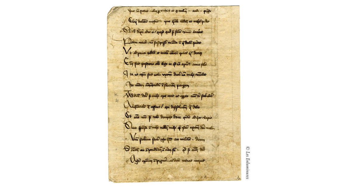 Terentius Illuminated Manuscript Text : Medieval Text Manuscripts