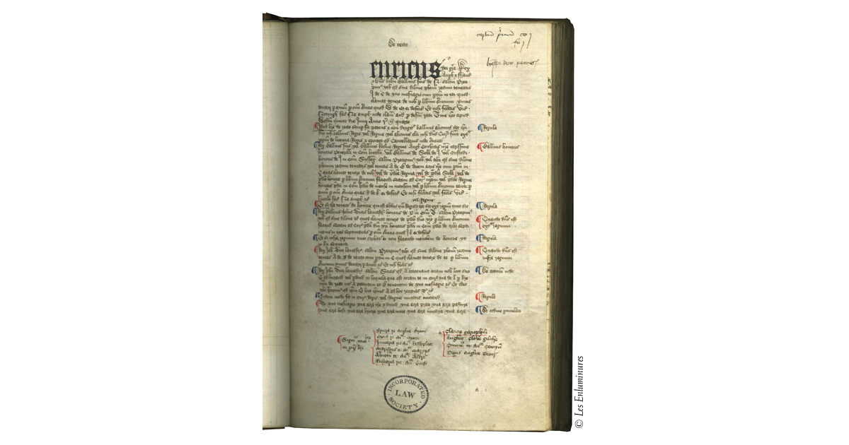 Writs Medieval Manuscripts Register : Medieval Text Manuscripts