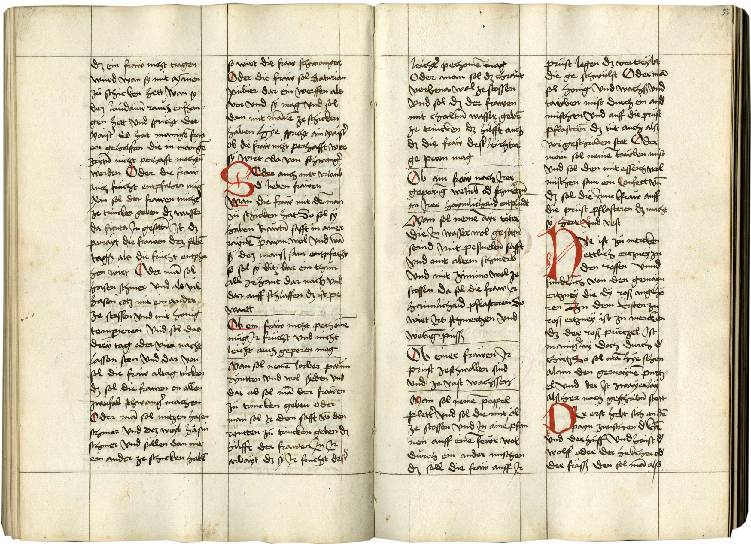 Hirschberg Baierland Medieval Manuscript : Medieval Text Manuscripts
