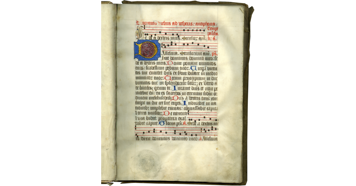 Choir Book for the Confraternity of Lawyers Medieval Text Manuscripts