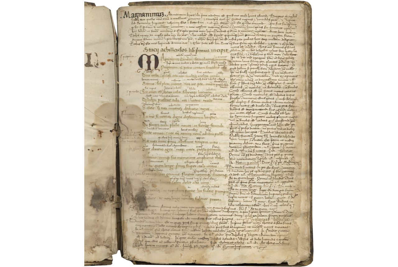 Statius Achilleid : Medieval Text Manuscripts