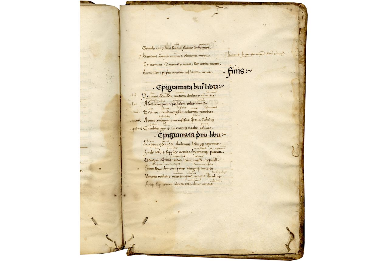 Statius Achilleid : Medieval Text Manuscripts