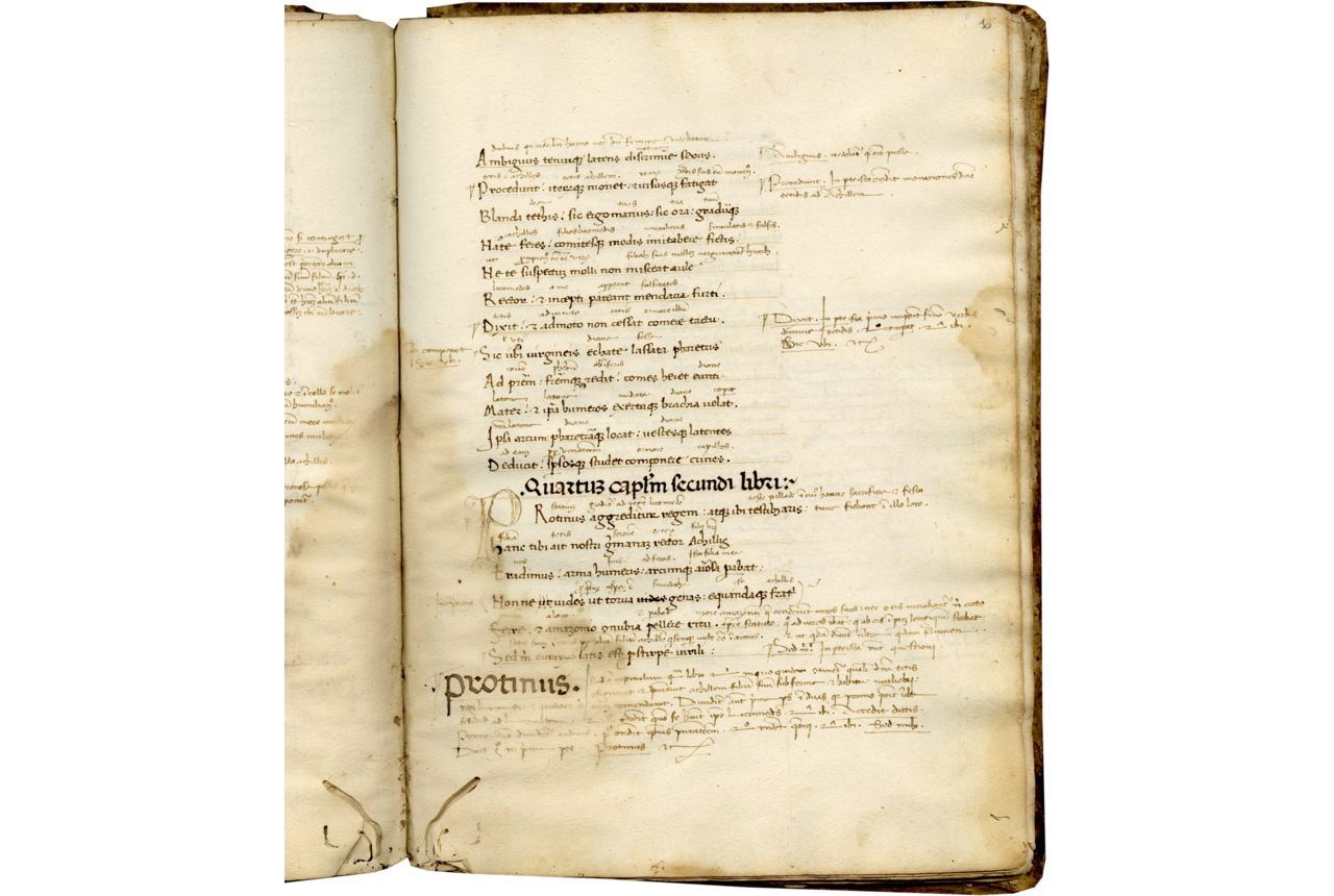 Statius Achilleid : Medieval Text Manuscripts