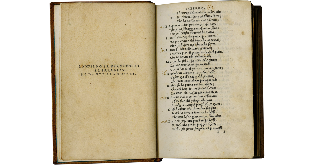 The Terza Rima of Dante : Medieval Text Manuscripts