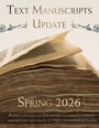 Text Manuscripts Spring Update