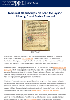 Pepperdine Library News