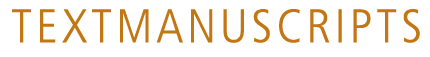 Textmanuscript Textmanuscript